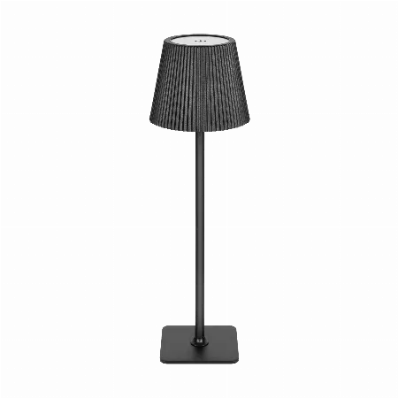Lampa LED de birou Rebel, tactila, neagra