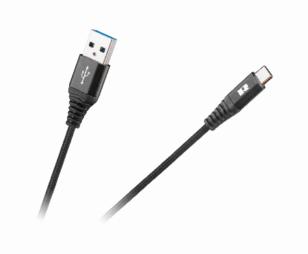 Cablu USB - USB tip C Rebel 100 cm negru