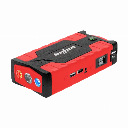 Jump starter power bank cu compresor Rebel