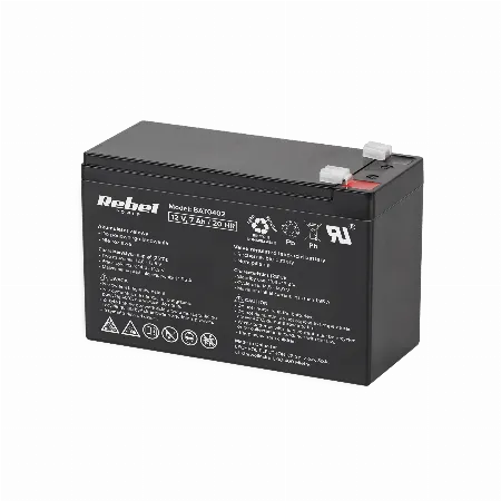 Acumulator cu gel Rebel 12 V 7 Ah BAT0402
