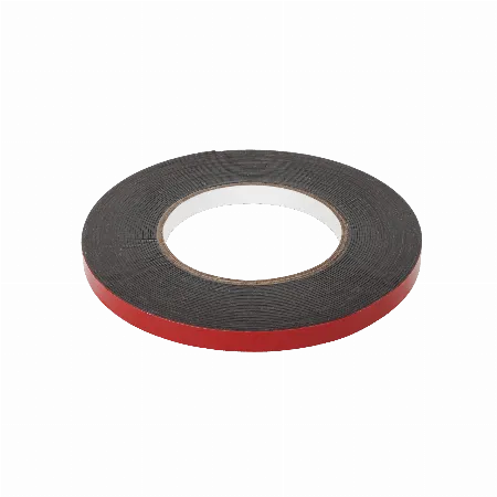 Banda din spuma dublu adeziva REBEL, 1 mm x 10 mm x 10 m, neagra