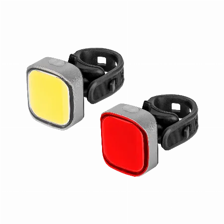 Set Iluminat Bicicleta Fata Spate USB