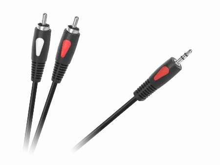 Cablu jack 3,5 mm - 2 x RCA 3 m Cabletech Eco-Line