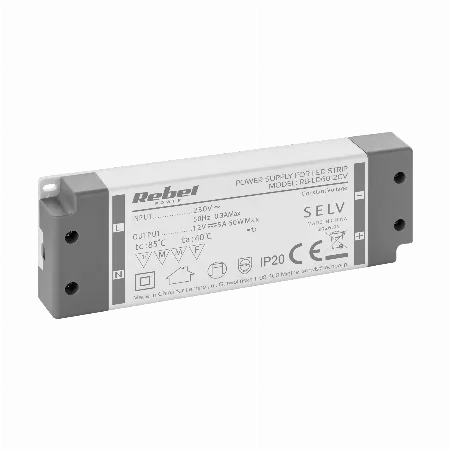Alimentator banda LED IP20 12V 5A 60W Rebel