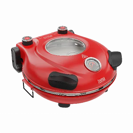 Cuptor electric pentru pizza Teesa Supreme+ 1300 W, piatra 31 cm