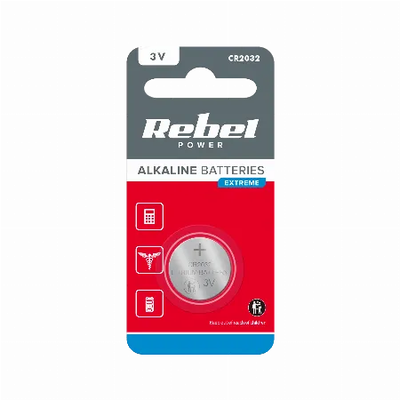 Baterie Rebel Extreme CR2032 3V, 1 buc./blister