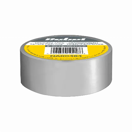 Banda adeziva transparenta pentru ambalare REBEL, 45 mic x 48 mm x 132 m