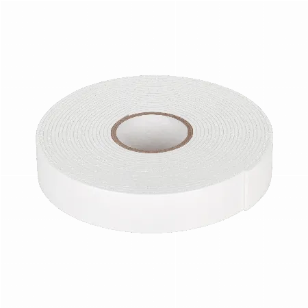 Banda dublu adeziva alba din spuma EVA, 1,5 mm x 20 mm x 5 m