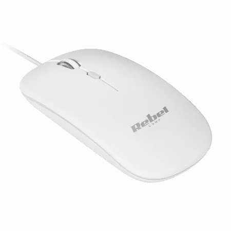 Mouse cu fir Rebel WDM210 alb