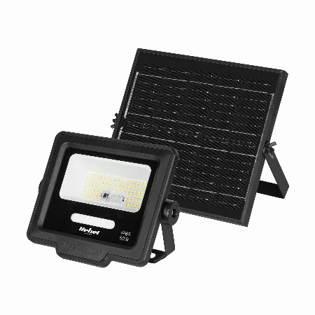 Reflector LED solar Rebel 60 W cu panou solar separat si telecomanda