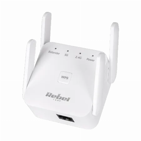 Repeater Wi-Fi dual band 2.4 GHz / 5 GHz Rebel