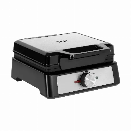 Aparat de vafe Teesa TSA3237, 2 vafe dreptunghiulare, 1600 W, inox