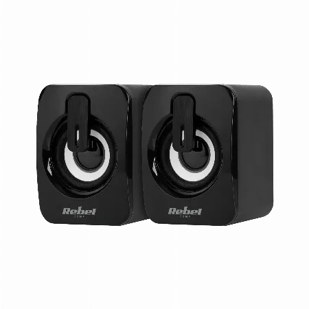 Boxe PC 2.0 Rebel CS-15, negru