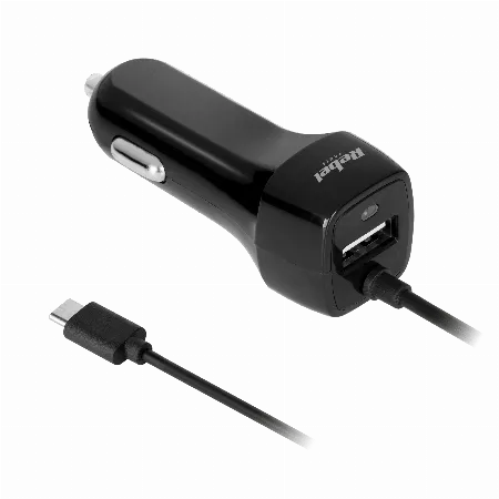 Incarcator auto USB-C Rebel 2,1 A cu cablu