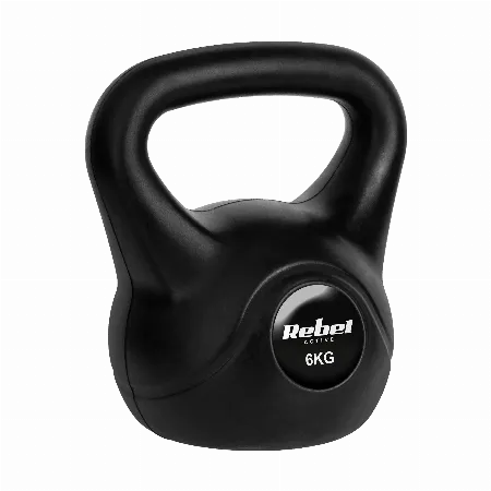 Kettlebell bituminos 6 kg Rebel Active