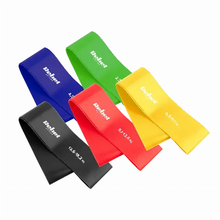Set 5 benzi elastice Mini Band Rebel Active, 2,3-18,2 kg