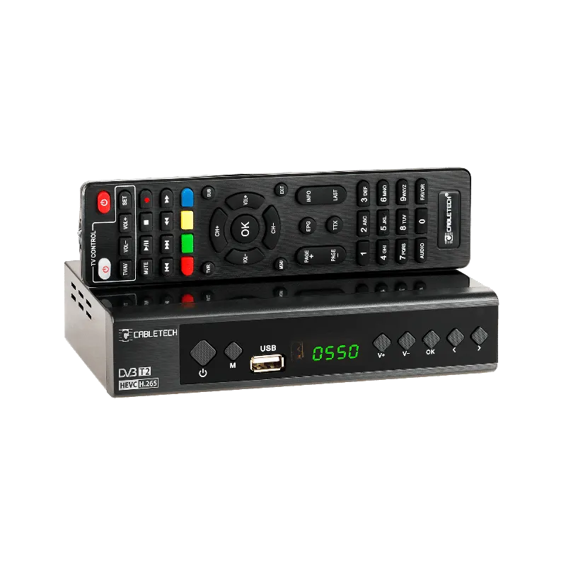 Tuner Digital Terestru / Cablu DVB-T2/C H.265 Cabletech