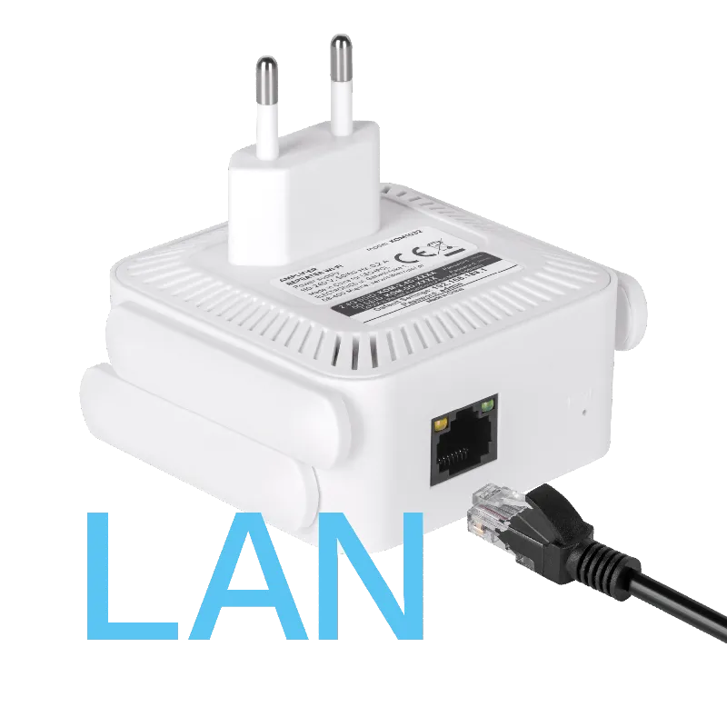 Repeater Wi-Fi dual band 2.4 GHz / 5 GHz Rebel