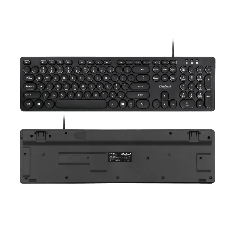 Set tastatura si mouse cu fir Rebel WDS200