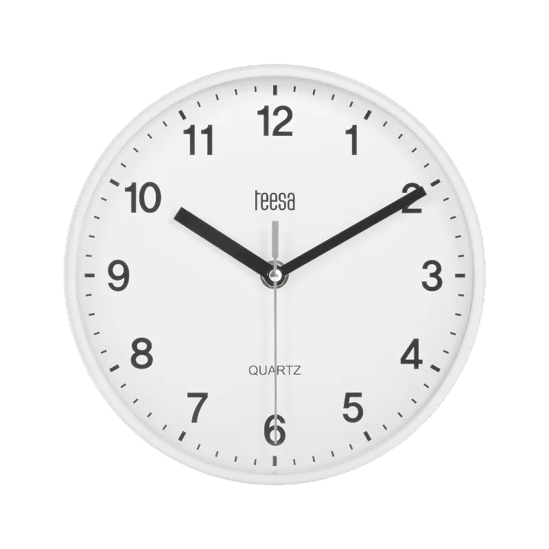 Ceas Perete 20CM Argintiu Teesa
