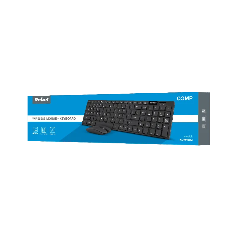 Kit Tastatura si Mouse Wireless  WS300 Rebel