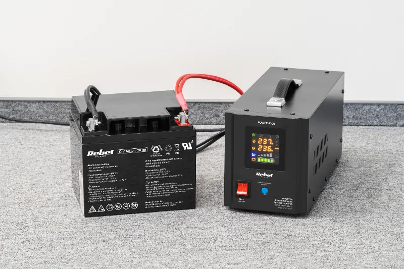 UPS centrale termice Rebel POWER-1000, 1000 VA / 700 W, 12 V DC