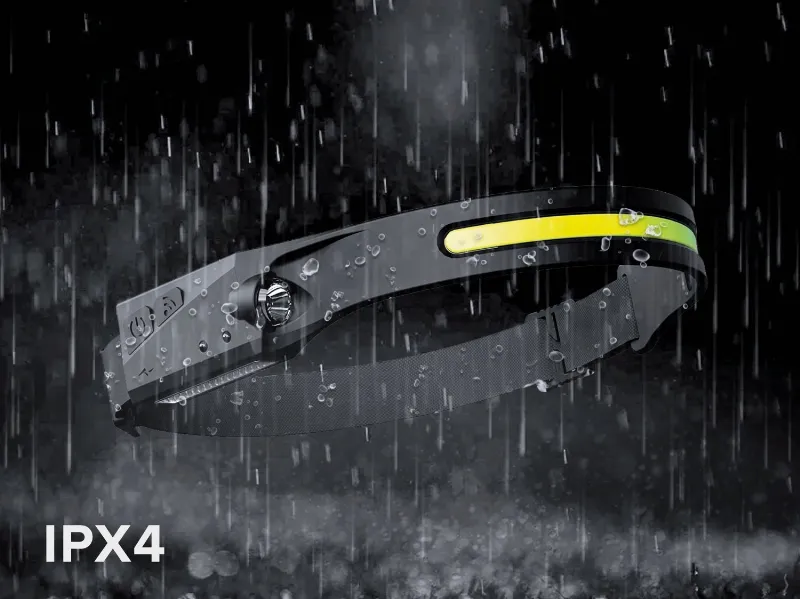 Lanterna frontala LED 3W + COB 5W IPX4 Rebel