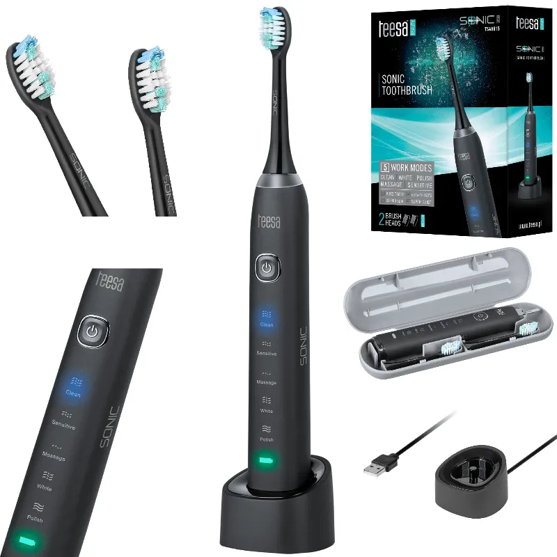 Periuta de Dinti Electrica Teesa Sonic Black