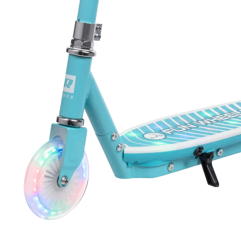 Trotineta electrica pentru copii Rebel Fun Wheels Light, albastru