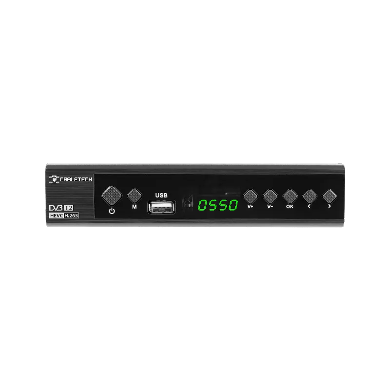 Tuner Digital Terestru / Cablu DVB-T2/C H.265 Cabletech