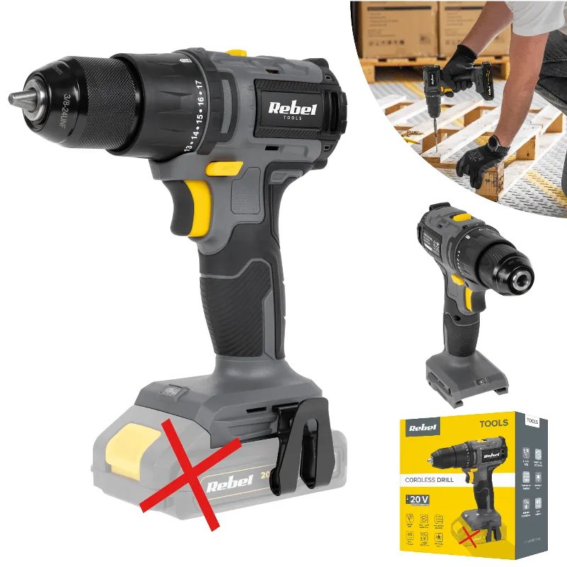 Masina de gaurit si insurubat fara acumulator Rebel RB-1004