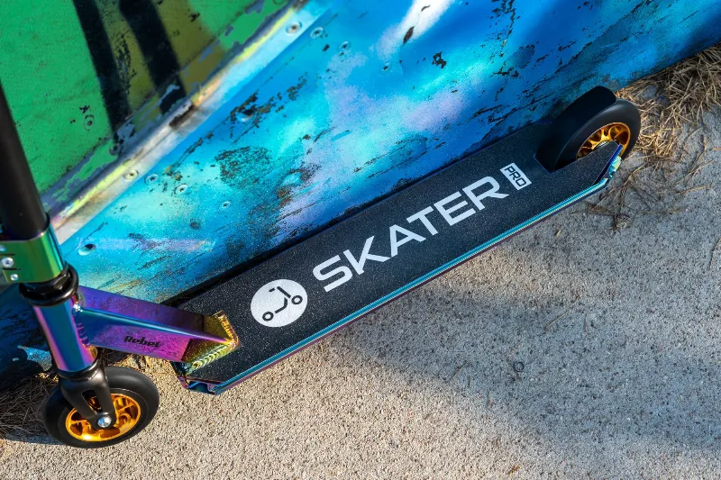 Trotineta acrobatii Rebel Skater Pro Neon