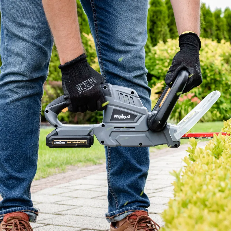 Trimmer de gard viu cu acumulator Rebel RB-5001