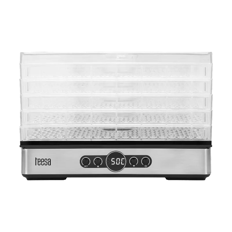 Deshidrator alimente Teesa TSA3032, 5 tavi, 400 W