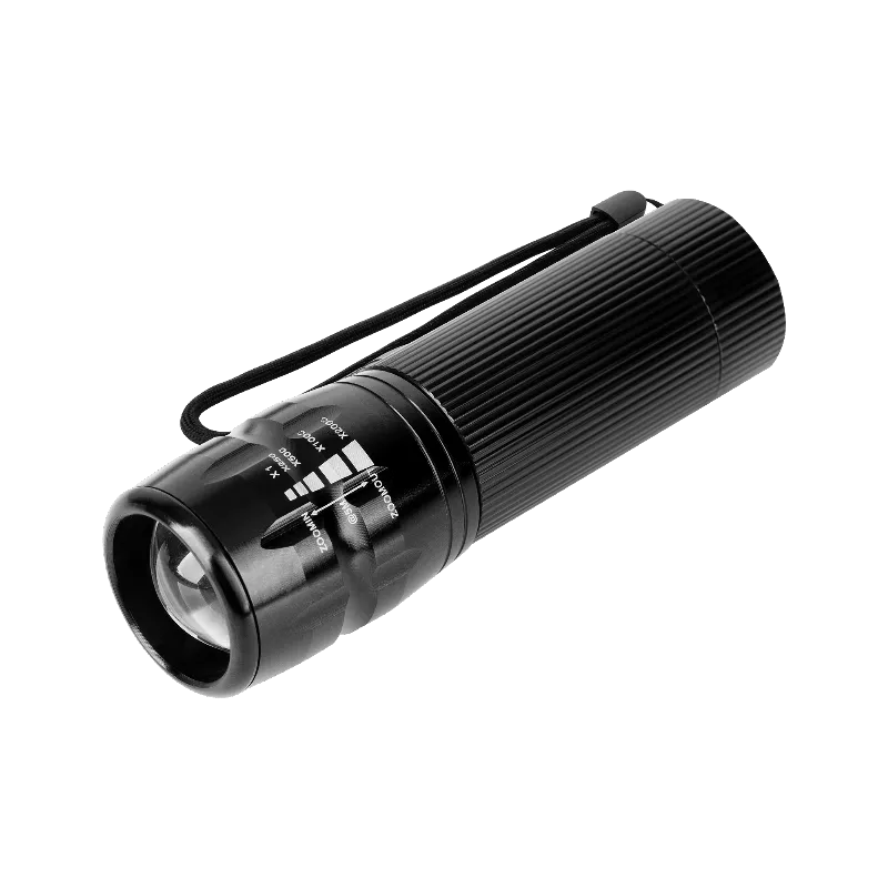 Lanterna manuala Rebel 5W cu zoom si husa