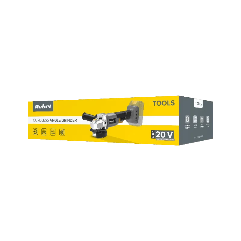 Polizor unghiular 20V fara acumulator Rebel RB-1022