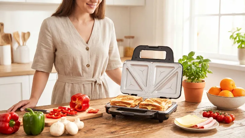 Sandwich Maker Ceramic XXL 900W Teesa