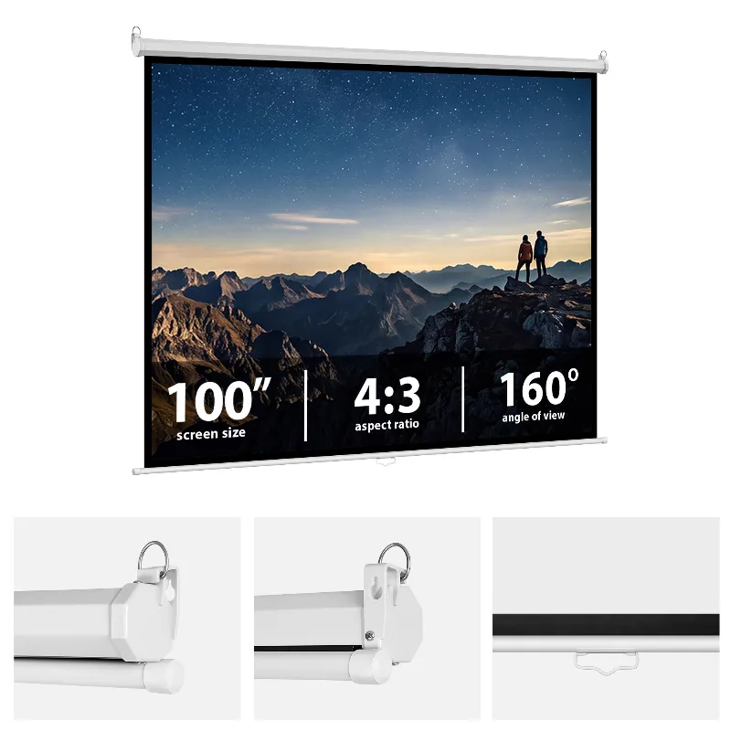 Ecran Proiectie de Tavan 100 Inch Cabletech