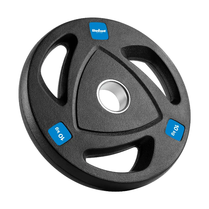 Disc Greutate Fonta Cauciucata Set 2 X 10 KG Rebel Acti