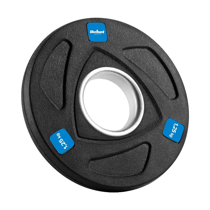 Disc Greutate Fonta Cauciucata Set 30 KG Rebel Active