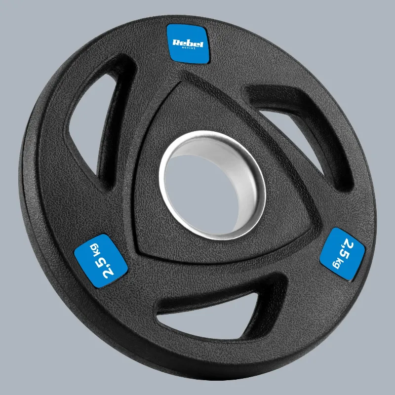 Disc Greutate Fonta Cauciucata Set 30 KG Rebel Active