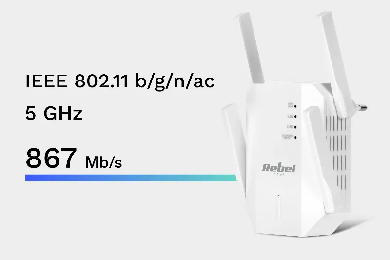Range Extender Repeater 2.4-5 Ghz Rebel