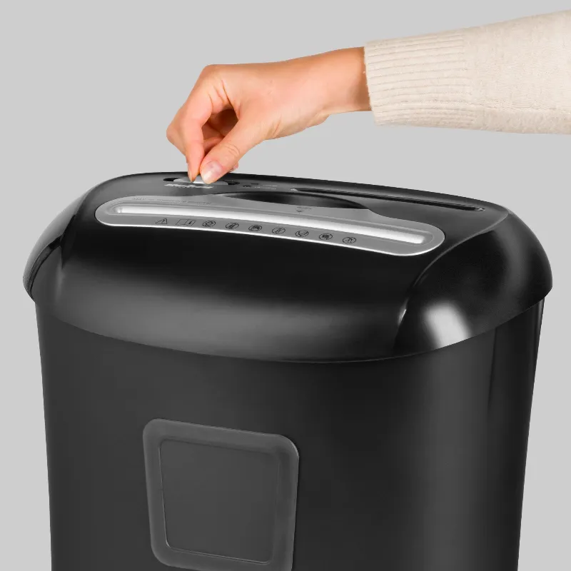 Distrugator de documente Rebel, microscinki, cos 21 l