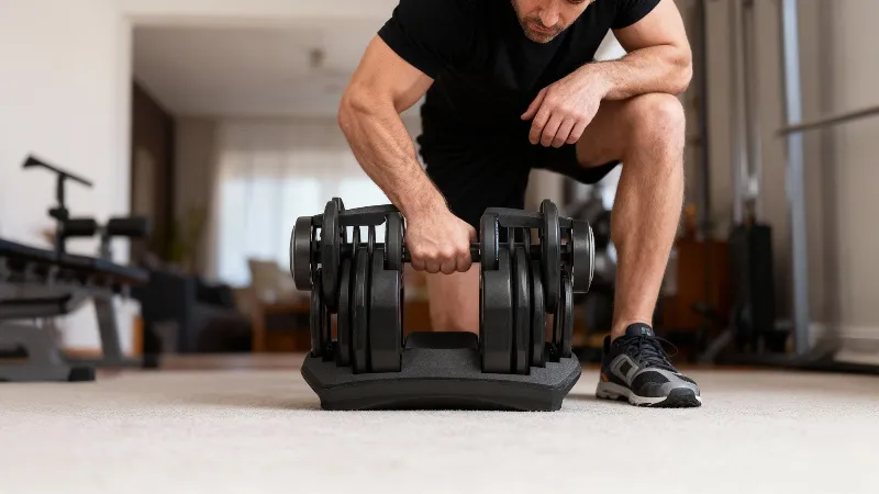 Gantera din Fonta Reglabila Automata 40 KG Rebel Active