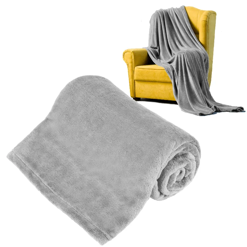 Patura Fleece Polar 150X200CM Gri Teesa