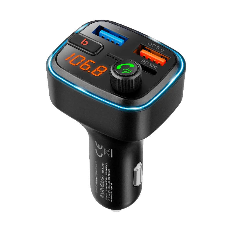 Modulator FM Audio Bluetooth USB
