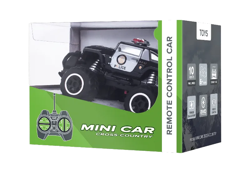 Masina mini cu telecomanda Rebel Police