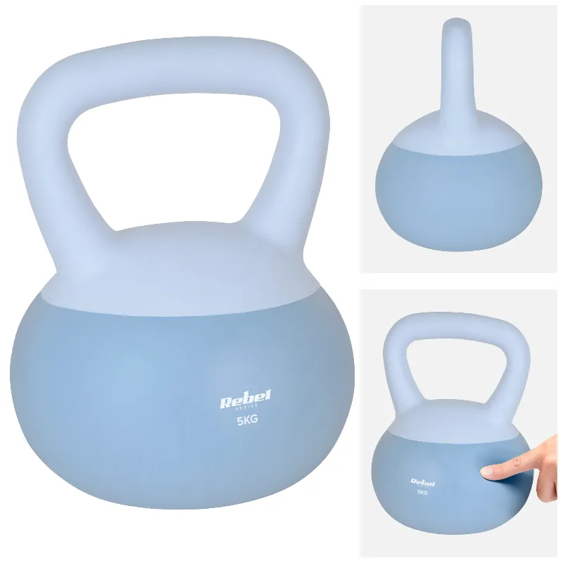 Kettlebell Vinil 5 KG Rebel Active