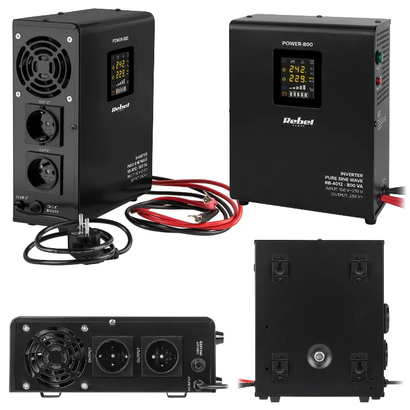 Ups Centrale Sinus Pur 800VA 500W 12V Rebel