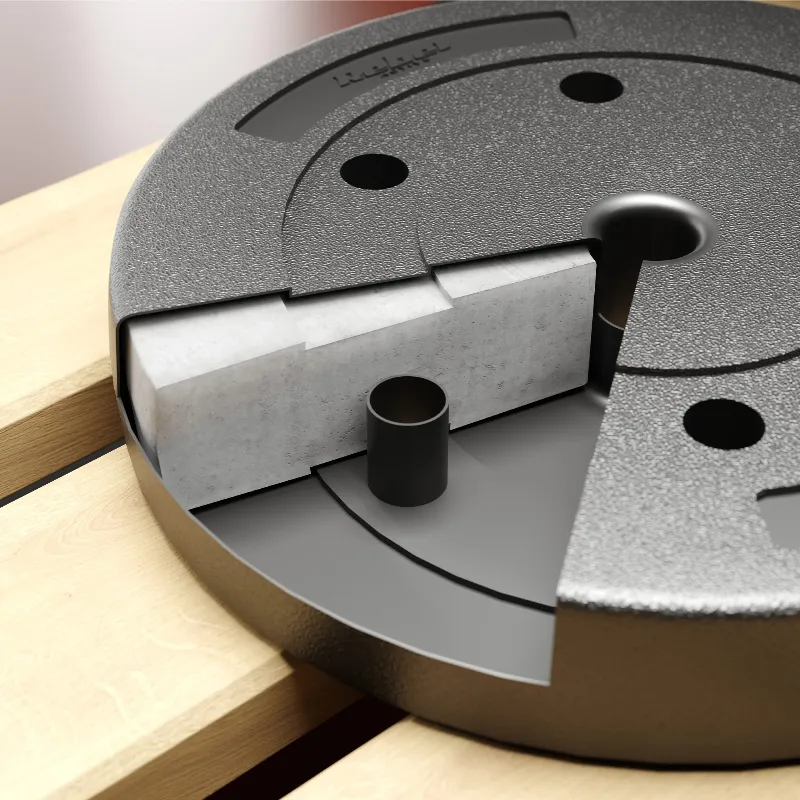 Disc Greutate Compozit Set 4 X 5 KG Rebel Active